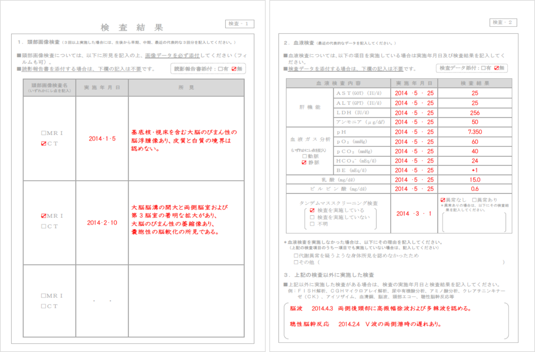 診断書5、6ページ